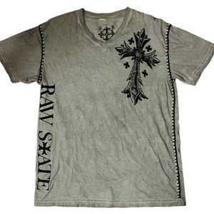 Raw state v neck